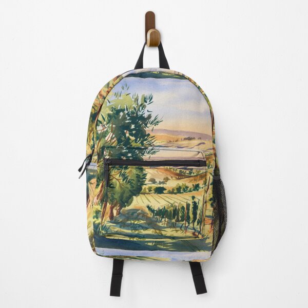 Item preview, Sunlit Olive Grove Vineyard | Watercolor. Art By Carraann designed and sold by CARRAANN.
