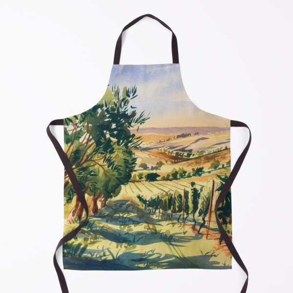 Item preview, Sunlit Olive Grove Vineyard | Watercolor. Art By Carraann  designed and sold by CARRAANN.
