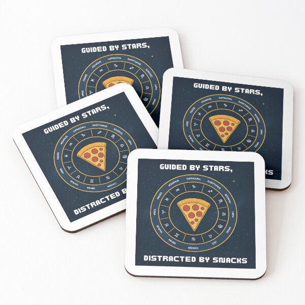Item preview, Guided by Stars, Distracted by Snacks – Funny Zodiac Pizza Graphic designed and sold by T. E. Wilder.