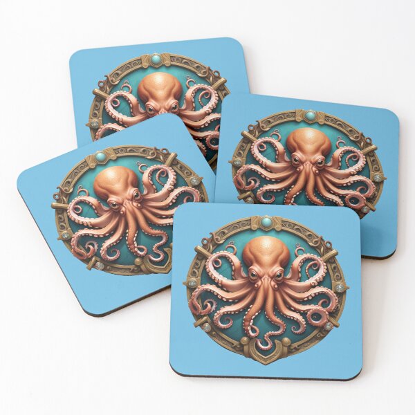 Item preview, OCTOPUS SHIELD (#65B7DD) designed and sold by Marlon Oseguera.