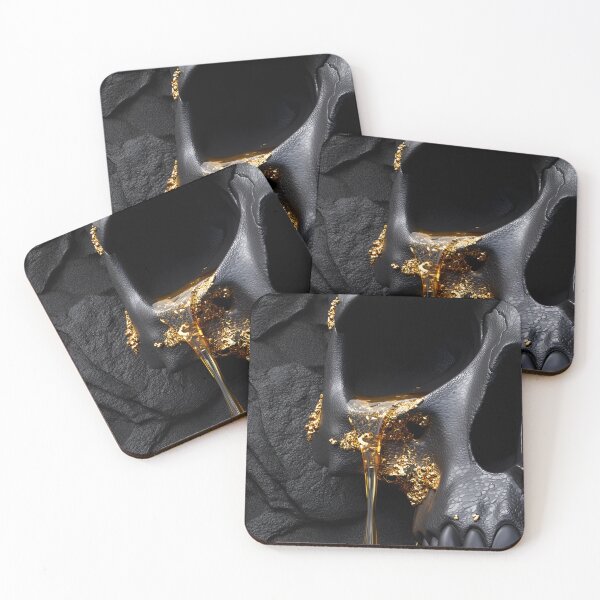 Item preview, Gold in skull designed and sold by Coireall.