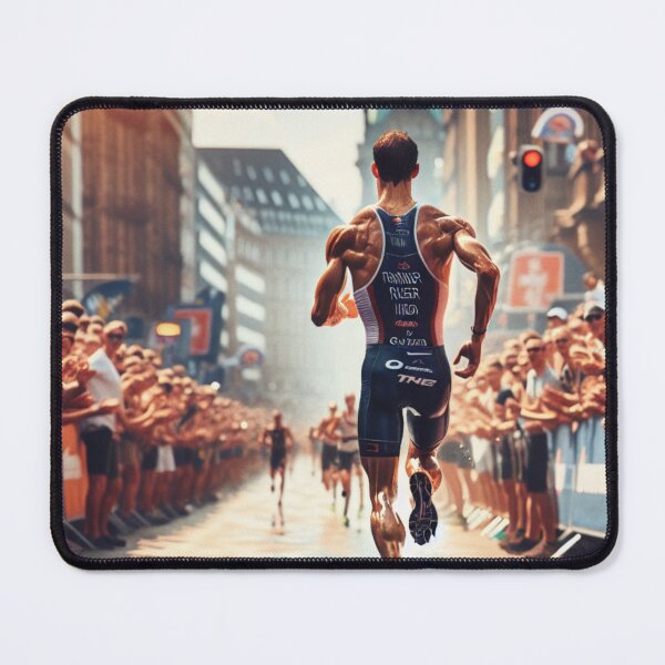 Item preview, “Chased by Limits. Powered by Will.” designed and sold by Triathlongram.
