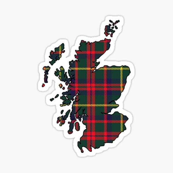 Item preview, Clan MacKintosh Scotland Map designed and sold by Truck Stop One.