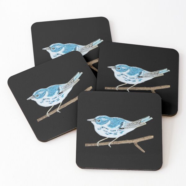 Item preview, Cerulean Warbler on Tree Branch designed and sold by TheArtyOne11.