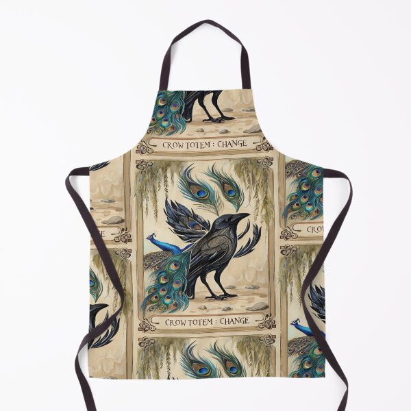 Item preview, Crow Totem Peacock Dreams designed and sold by artenvironments.