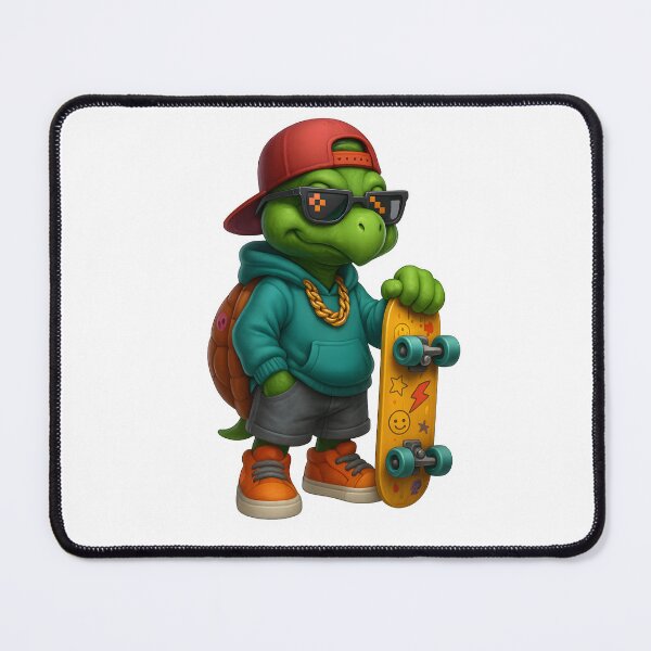 Item preview, Skater Turtle with Urban Style and Swag designed and sold by WolfPixelRo.