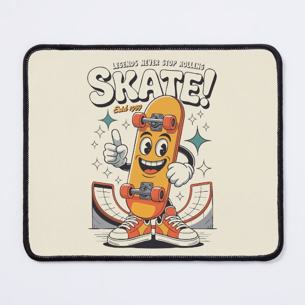 Item preview, Retro Cartoon Skateboard, Skater Style designed and sold by emmjott.