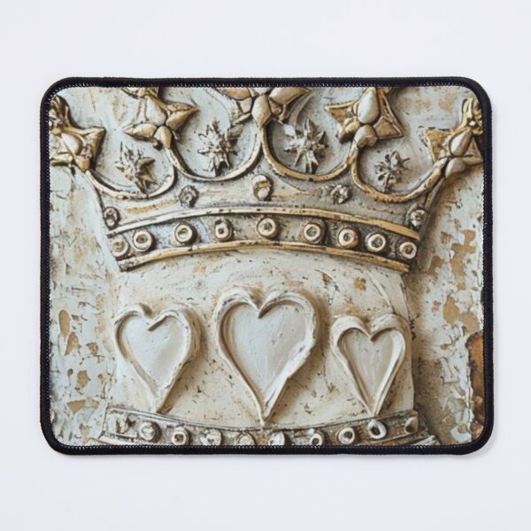 Item preview, Stone Crown Carved Heart designed and sold by artenvironments.