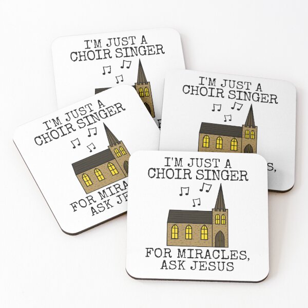 Item preview, I'm Just A Choir Singer, For Miracles Ask Jesus, Church Funny designed and sold by doodlerob.