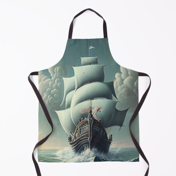 Item preview, Majestic Voyage: Grand Sailboat on Stormy Seas designed and sold by ShadowAndSlate.