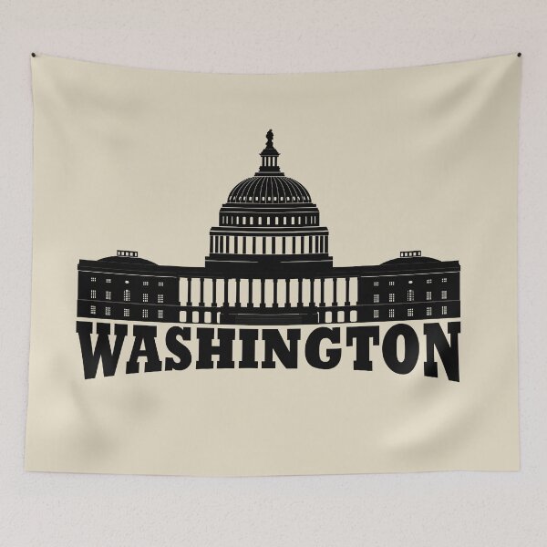 Item preview, Washington DC White House Capitol building travel designed and sold by Alexaltay.