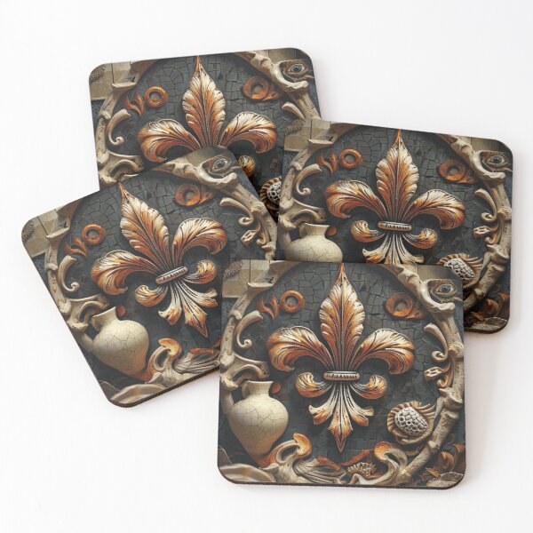 Item preview, Copper Rustic Fleur de Lis Artifact  designed and sold by artenvironments.