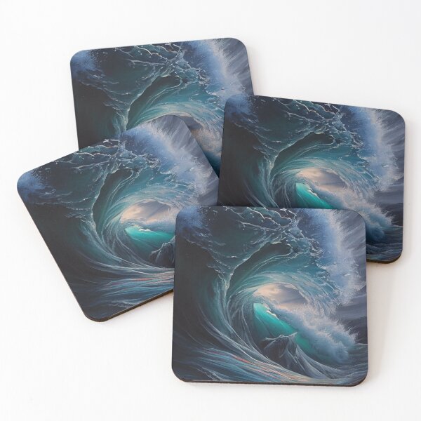Item preview, Ocean's Fury: Majestic Cresting Wave Art designed and sold by ShadowAndSlate.
