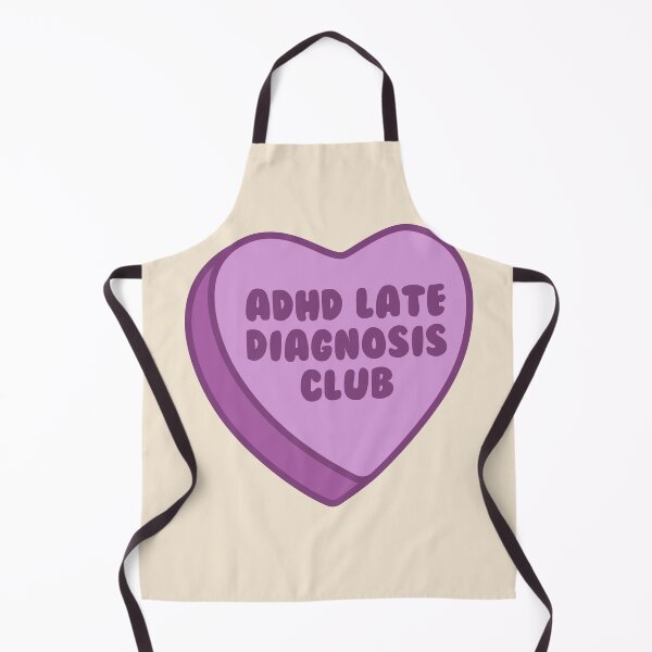 Item preview, purple adhd late diagnosis candy heart - retro graphic designed and sold by jessicaleah15.
