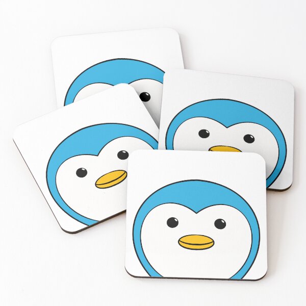 Item preview, Cute Blue Penguin Cartoon – Minimalist Animal Art designed and sold by CraftyScamp.