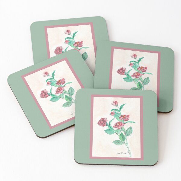 Item preview, Cluster Roses - watercolor painting designed and sold by Annie Mason Art.
