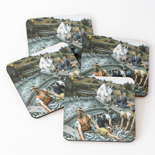 Item preview, Miraculous Catch of the Fishes designed and sold by LitanyLane.