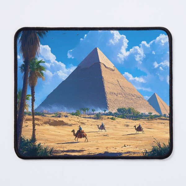 Item preview, Great Pyramids of Giza, Egypt designed and sold by Myra365Art.