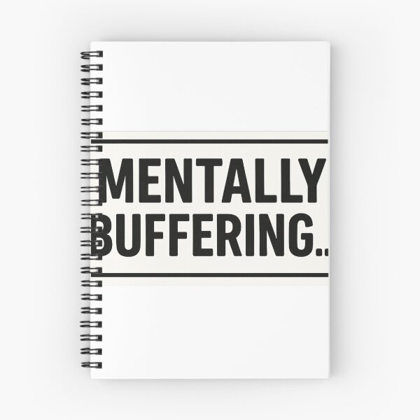 Item preview, Mentally Buffering... Funny Loading Mind Sticker designed and sold by Mestyle0.