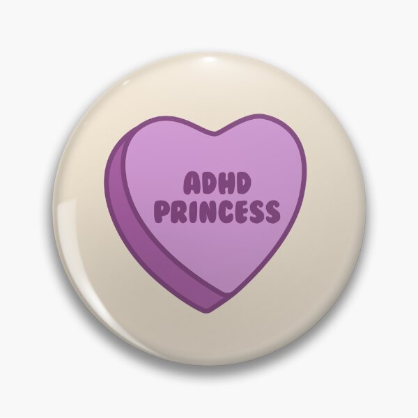 Item preview, purple adhd princess candy heart - retro graphic  designed and sold by jessicaleah15.