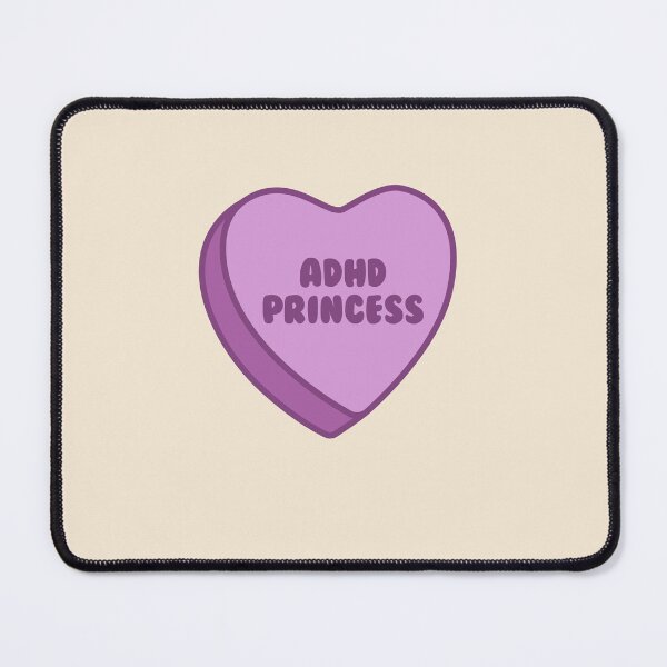 Item preview, purple adhd princess candy heart - retro graphic designed and sold by jessicaleah15.