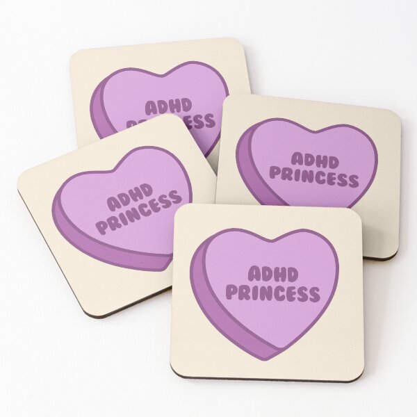 Item preview, purple adhd princess candy heart - retro graphic  designed and sold by jessicaleah15.