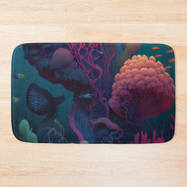 Item preview, Abundant Depths: Lush Coral Garden & Marine Life designed and sold by ShadowAndSlate.