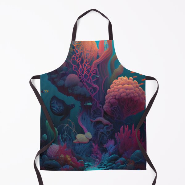 Item preview, Abundant Depths: Lush Coral Garden & Marine Life designed and sold by ShadowAndSlate.