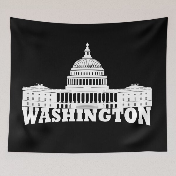 Item preview, Washington DC White House Capitol building designed and sold by Alexaltay.