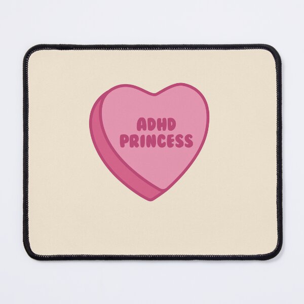Item preview, pink adhd princess candy heart - retro graphic  designed and sold by jessicaleah15.