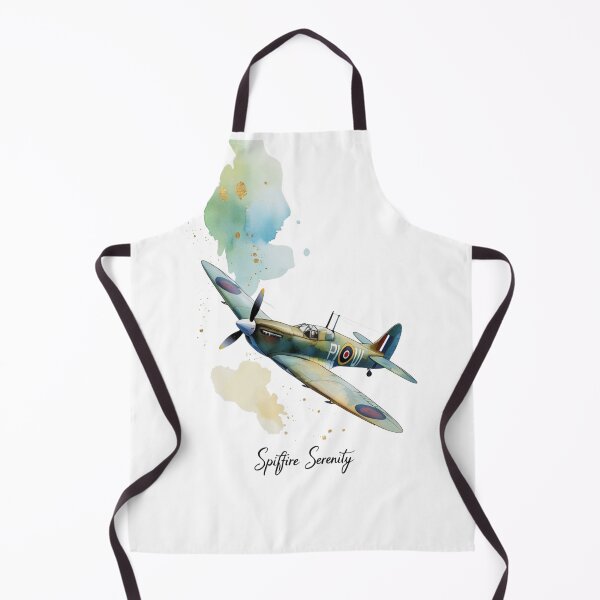 Item preview, Watercolor Spitfire – Spitfire Serenity Aviation Art designed and sold by jubileejungle.