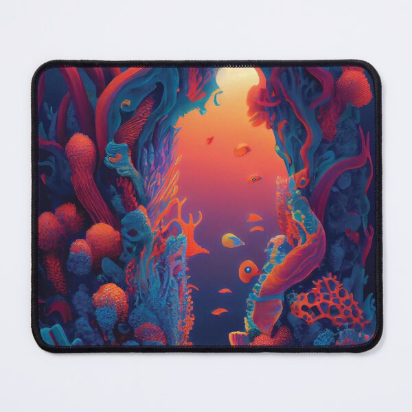 Item preview, Luminous Abyss: Gateway to the Deep Coral Kingdom designed and sold by ShadowAndSlate.