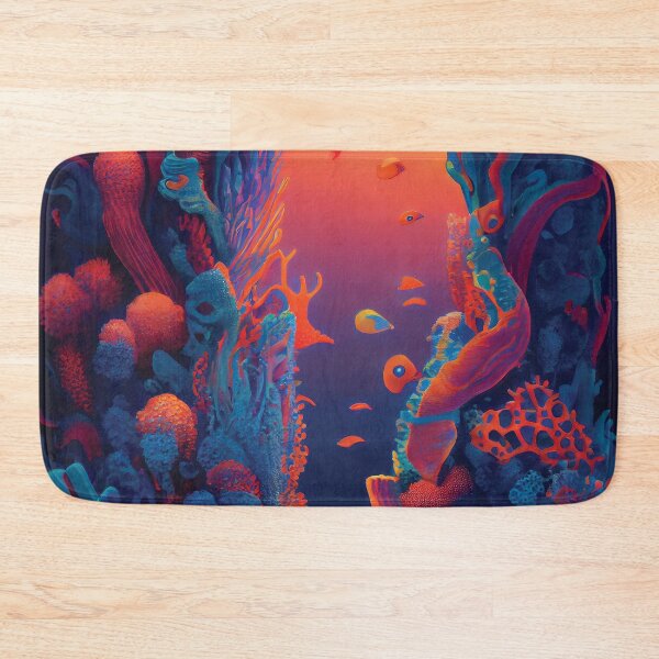 Item preview, Luminous Abyss: Gateway to the Deep Coral Kingdom designed and sold by ShadowAndSlate.