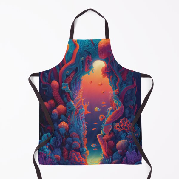 Item preview, Luminous Abyss: Gateway to the Deep Coral Kingdom designed and sold by ShadowAndSlate.