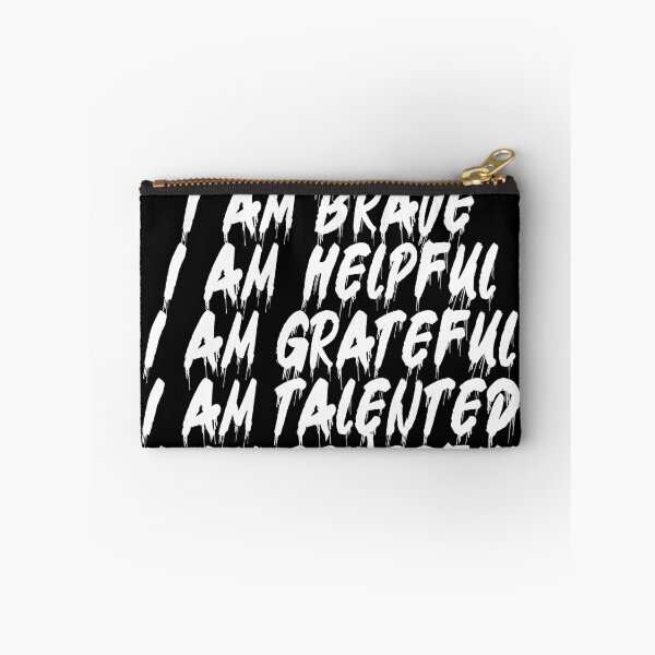 Item preview, I AM SMART I AM STRONG I AM BRAVE I AM HELPFUL I AM GRATEFUL I AM TALENTED I AM POWERFUL I AM UNSTOPPABLE designed and sold by Florida  Max.