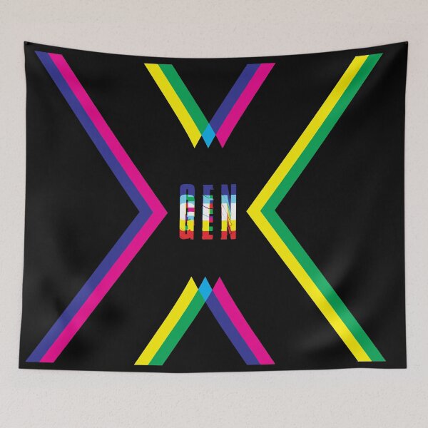 Item preview, GEN X Rocks - Retro Neon Throwback Vibes designed and sold by AngelottiCR.