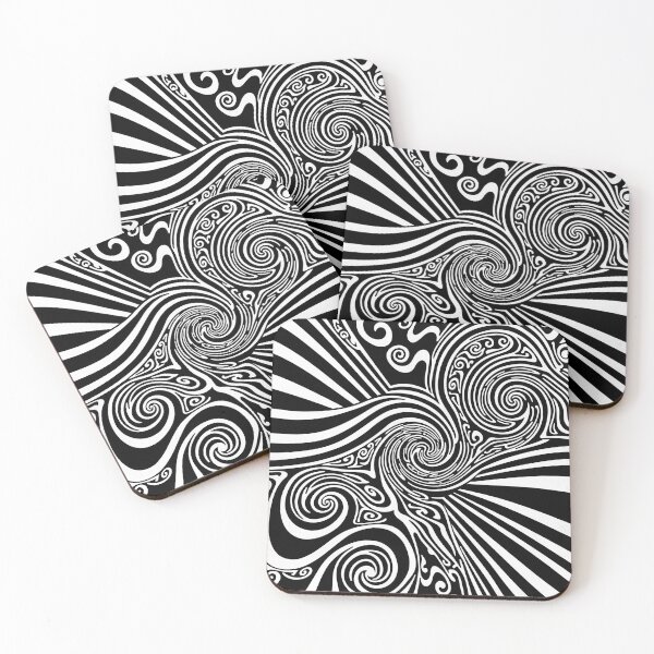 Item preview, Black & White Swirls designed and sold by Owcomm.