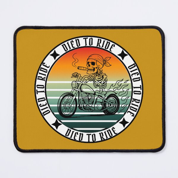 Item preview, Cigar - Cigar Skull motorcycle rider designed and sold by MasonsTshirts.