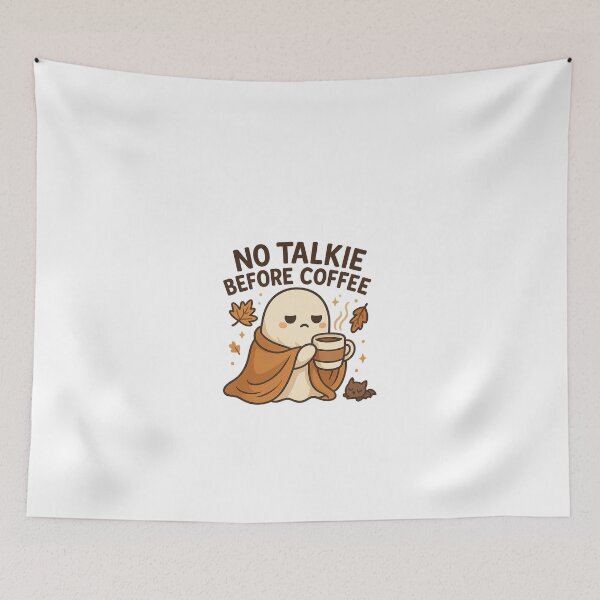 Item preview, No Talkie Before Coffee designed and sold by FBA.