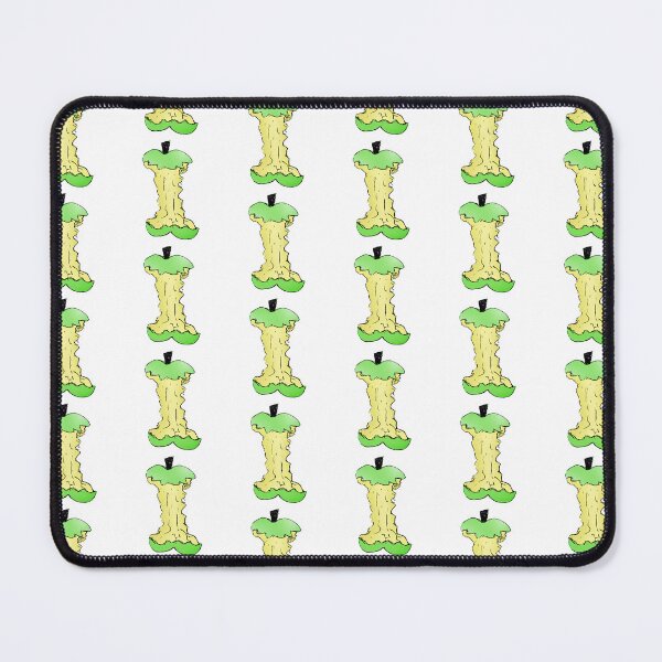 Item preview, eaten green apple doodle designed and sold by paladinprints.