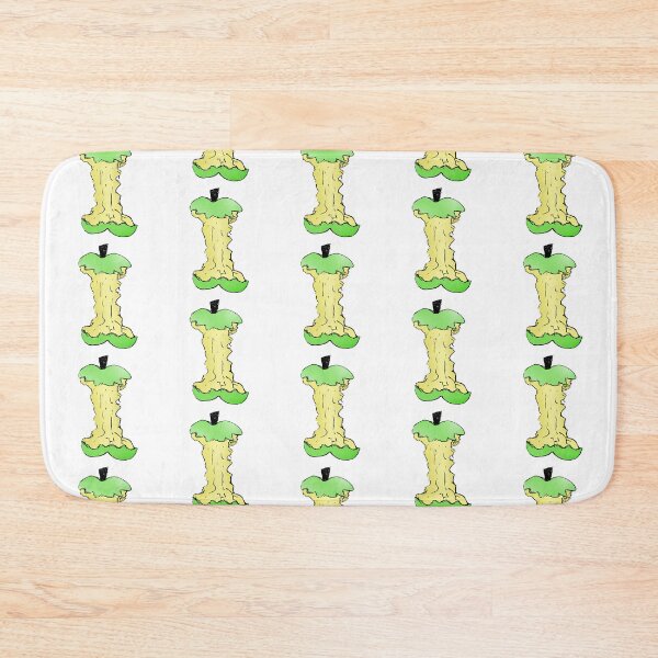 Item preview, eaten green apple doodle designed and sold by paladinprints.