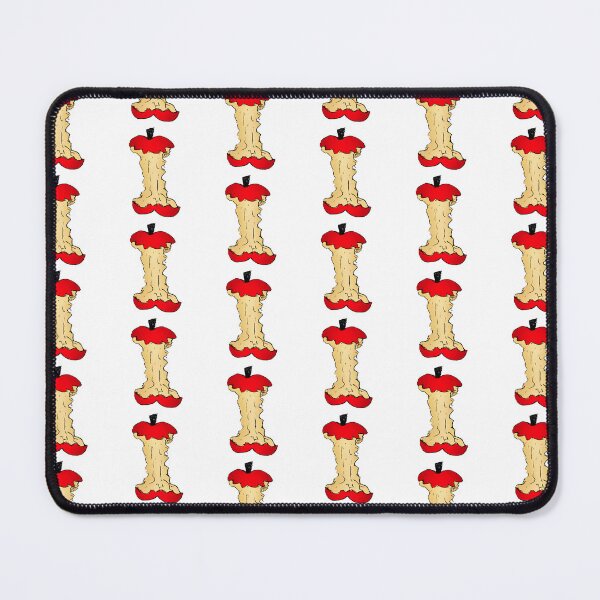 Item preview, eaten red apple doodle designed and sold by paladinprints.