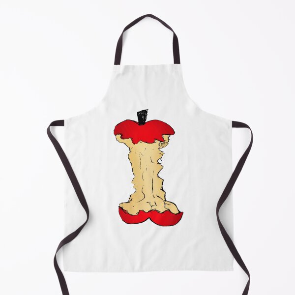 Item preview, eaten red apple doodle designed and sold by paladinprints.