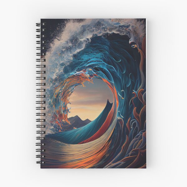 Item preview, Gateway Wave: Swirling Ocean Portal designed and sold by ShadowAndSlate.