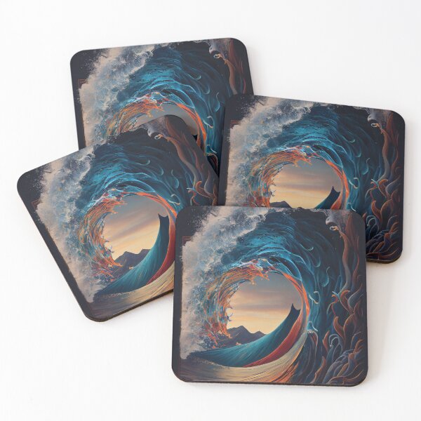 Item preview, Gateway Wave: Swirling Ocean Portal designed and sold by ShadowAndSlate.