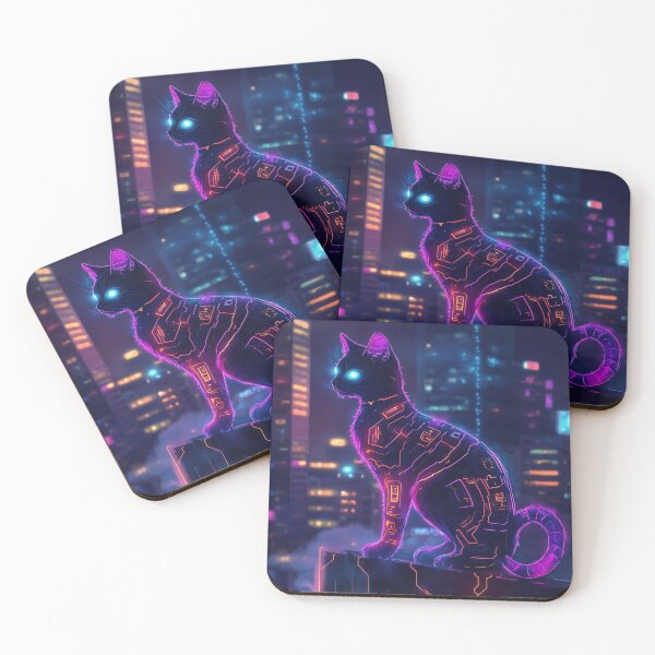Item preview, Cyberpunk Cat designed and sold by Rtymer.