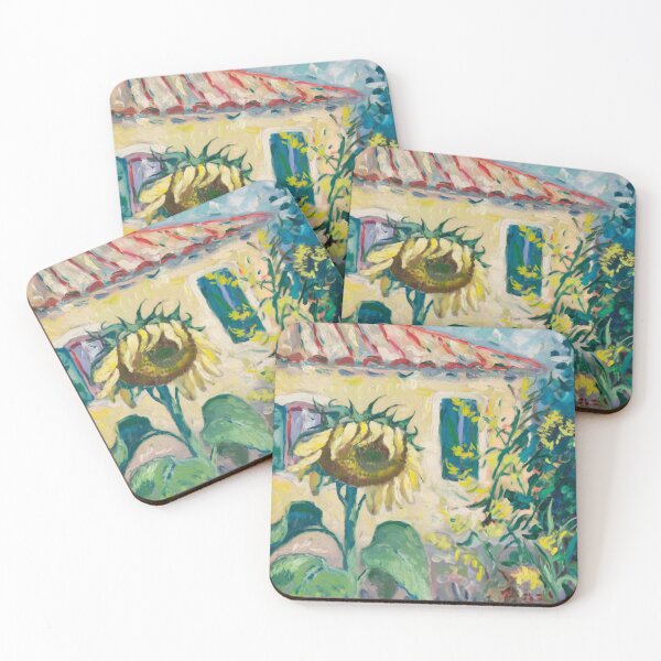Artikelvorschau, Sonnenblumen in der Provence – Französisches impressionistisches Stillleben. Kunst von Carraann entworfen und verkauft von CARRAANN.