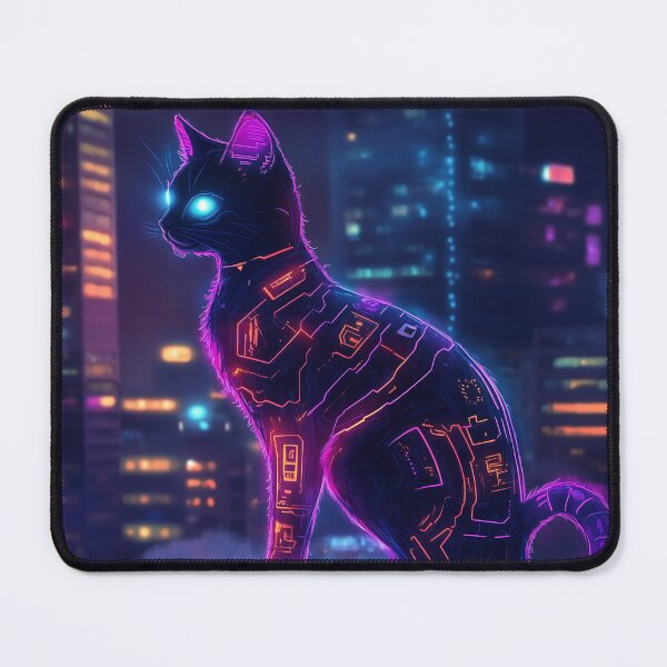 Item preview, Cyberpunk Cat designed and sold by Rtymer.