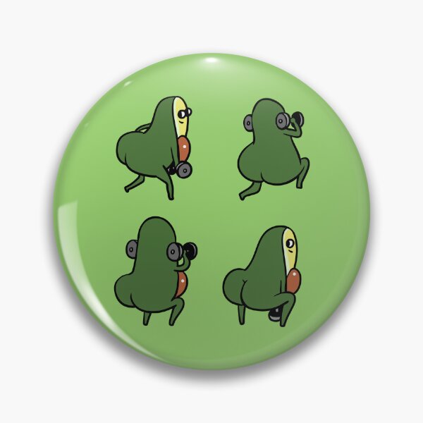Item preview, Best Glute Exercises for Avocado designed and sold by Huebucket.