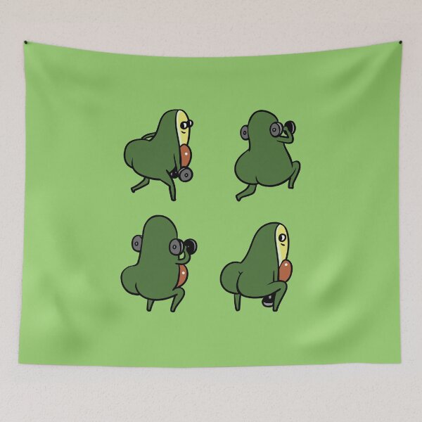 Item preview, Best Glute Exercises for Avocado designed and sold by Huebucket.